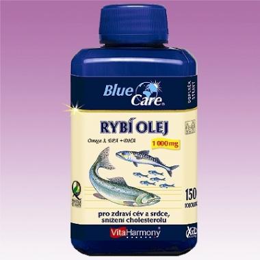 VitaHarmony Rybí olej Omega 3 1000 mg XXL tob.150