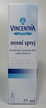 VINCENTKA nosní sprej STANDARD 25ml